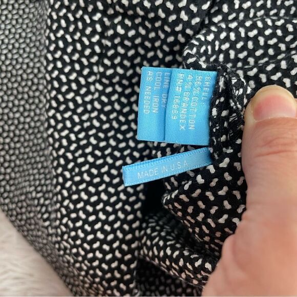 J. McLaughlin Embroidered Printed High Waist Cropped Straight Leg Pants - Picture 5 of 5